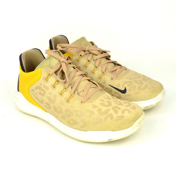 Nike Free RN Women's Size 10.5 Tan Cheetah Print Athletic Running Shoes - Picture 2 of 10